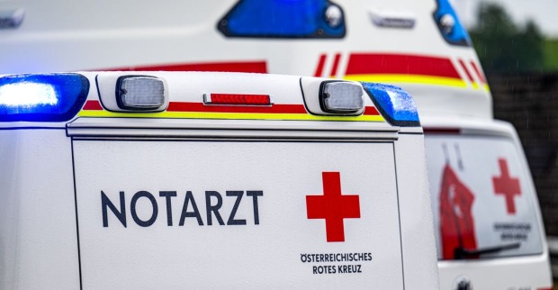 Ein Notarztwagen im Einsatz