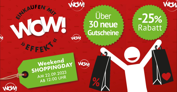Teaser für die Weekend Gutschein-Welt.