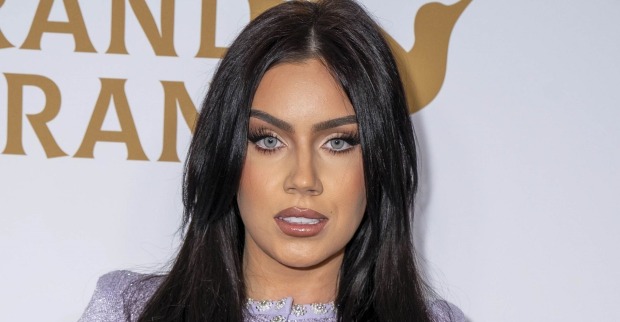 Nathalie Volk im Vamp-Look bei ihrer Buchpremiere
