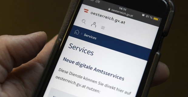 Das "Digitale Amt" auf einem Smartphone.
