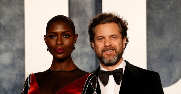 Jackson und Turner-Smith am Red Carpet der Oscarparty 2023