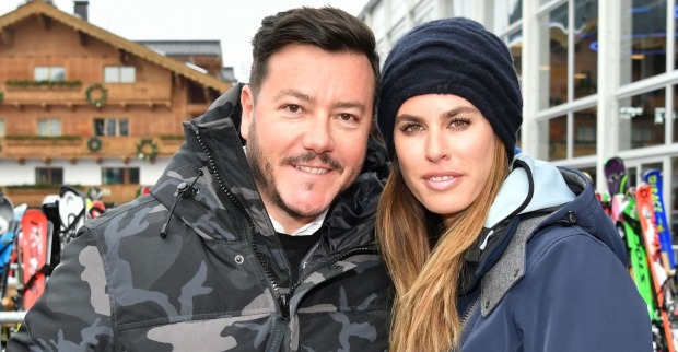 René Benko und Ehefrau Nathalie bei einem Skirennen in Kitzbühel