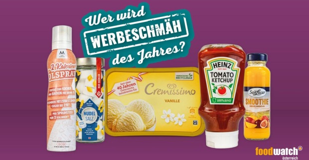 Fotomontage: Produkte, die bei der Abstimmung zur Auswahl stehen.