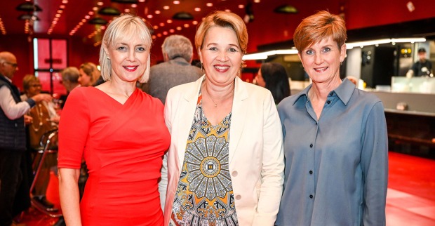 Eröffnung Highlight „Gustav by Night“, das exklusive Preview: Petra Fiel (Gustav Projektleiterin), Bgm. Andrea Kaufmann und Messe GF Sabine Tichy-Treimel