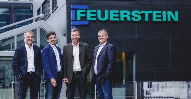 Ing. Alexander Feuertein, Ing. David Hager, Winfried Brandstätter und Ing. Thomas Feuerstein.