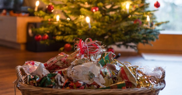 Müll an Weihnachten