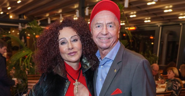 Christina Lugner und Heribert Kasper bei einem Event.
