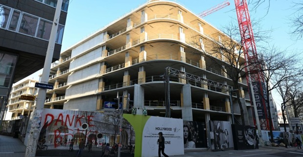 Der Rohbau des Hedy Lamarr auf der Mariahilferstraße