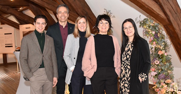 Raphael Sturm (Manuel Paul Photografie), Obmann Clemens Seewald &amp; Anna Hecht  (WG Götzis), Ulrike Müller (Freie Traurednerin) Gabi Micheluzzi (Hochzeitsfeen).