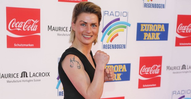 Alesia Graf bei einer Veranstaltung.