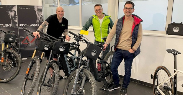 Fachberatung von Malin- 2Rad-Profi Thomas  Theuermann für die radbegeisterten Besucher.