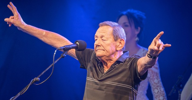 Wolfgang Ambros bei eim einem Konzertauftritt