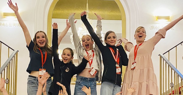 Die Tänzerinnen hatten viel Spaß bei der Austrian National Dance Championship in Wels.