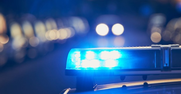 Blaulicht in Großaufnahme