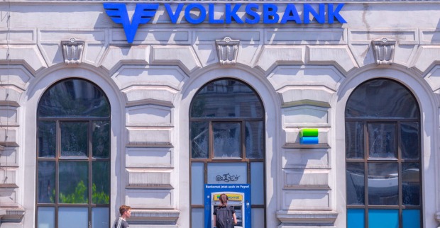 Volksbankfiliale in Wien.