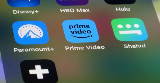 Amazon Prime-App auf einen Smartphone.