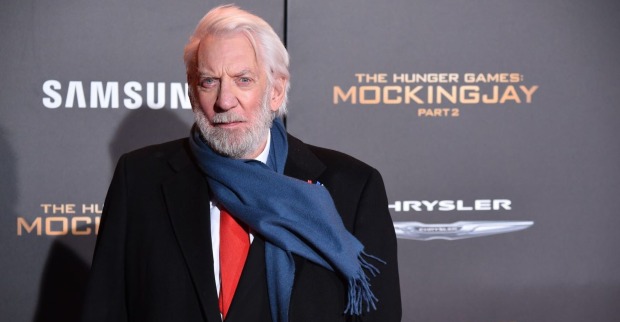 Donald Sutherland bei einer Filmpremiere.