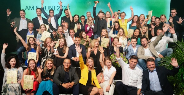 Die glücklichen Sieger des Green Marketing Award 2024