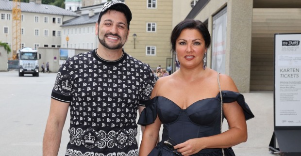 Anna Netrebko und Yusif Eyvazov in Salzburg.