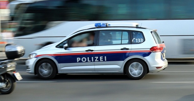 Polizeiwagen im Einsatz