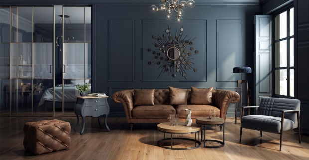 Western Gothic-Wohnzimmer | Credit: iStock.com/Wirestock