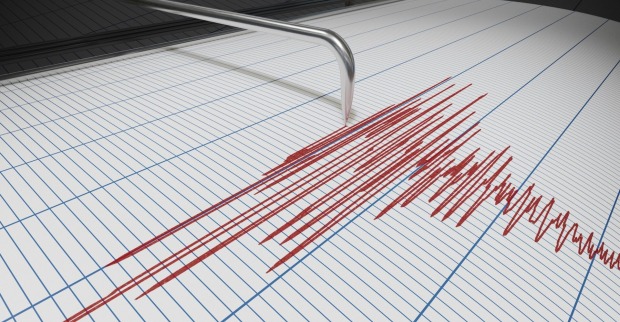 Der Seismograph in Japan hat stark ausgeschlagen. Das Erdbeben hatte die Stärke 7,1 auf der Richterskala.