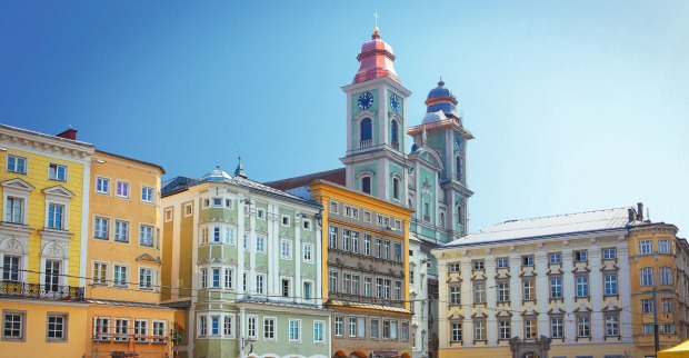 Hauptplatz in Linz.
