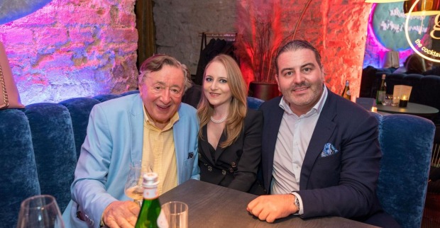 Leo Lugner mit Jackie Lugner und Richard Lugner