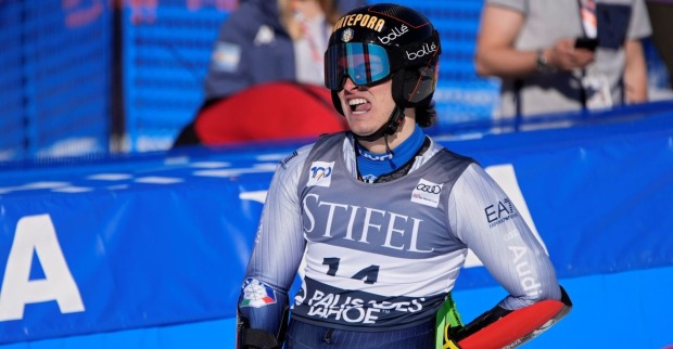 Filippo Della Vite im Zielraum