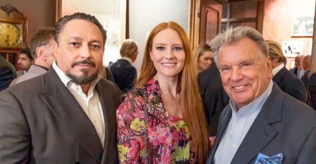 Klemens Hallmann, Barbara Meier und Peter Haselsteiner schauen in die Kamera