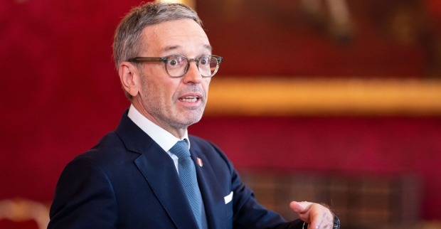 Herbert Kickl in der Hofburg.