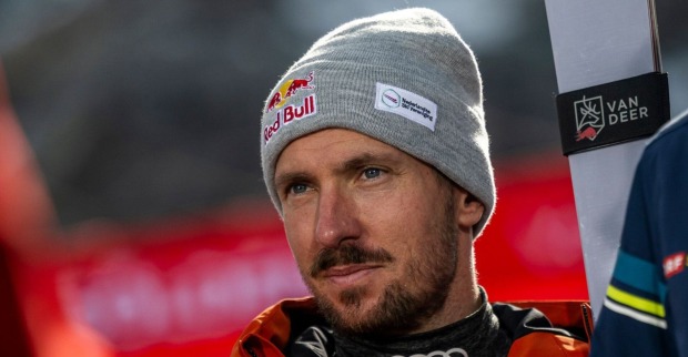 Marcel Hirscher nach dem Rennen in Sölden
