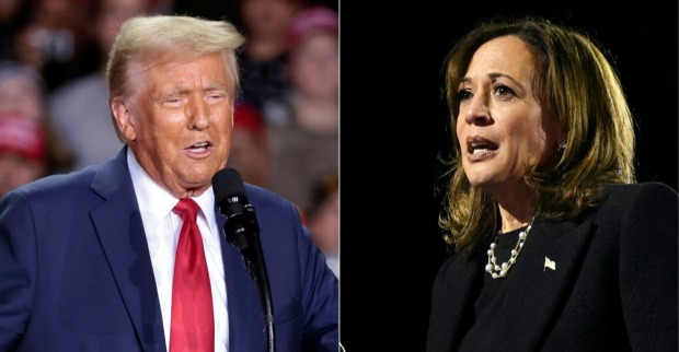 Prognosen hatten ein Kopf-an-Kopf-Rennen zwischen Donald Trump und Kamala Harris vorausgesagt.