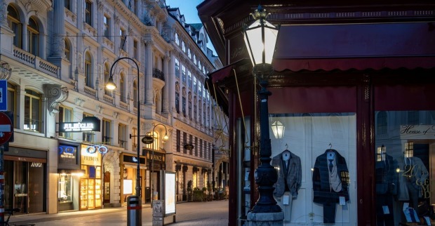 Wiener Kohlmarkt abends