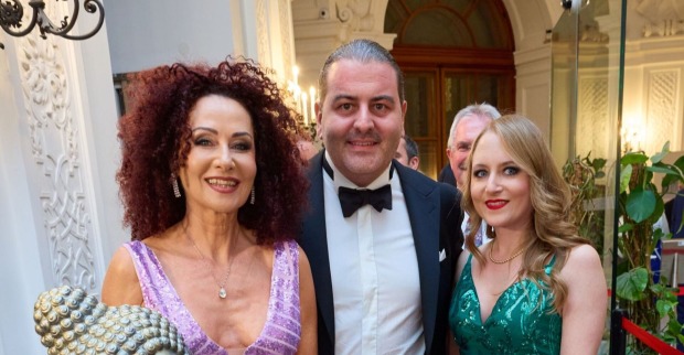 "Mausi" mit Leo und Jackie Lugner.