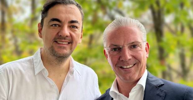 Wolfgang Zechner und Paul Leitenmueller im Park