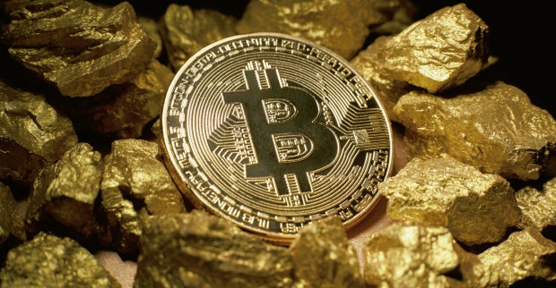 Bitcoin wird von manchen als digitales Gold gehandhabt.