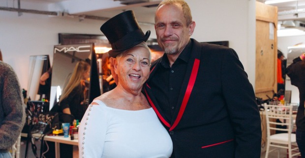 Jazz Gitti und Gery Keszler im Kostümfundus