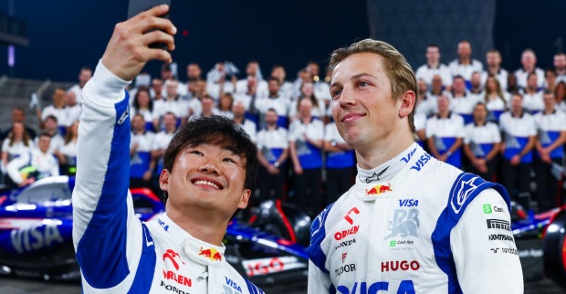Yuki Tsunoda und Liam Lawson waren Teamkollegen bei