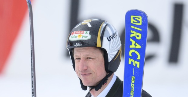 Hannes Reichelt auf einer Skipiste