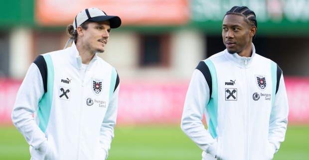 Sabitzer und Alaba im CL-Achtelfinale.
