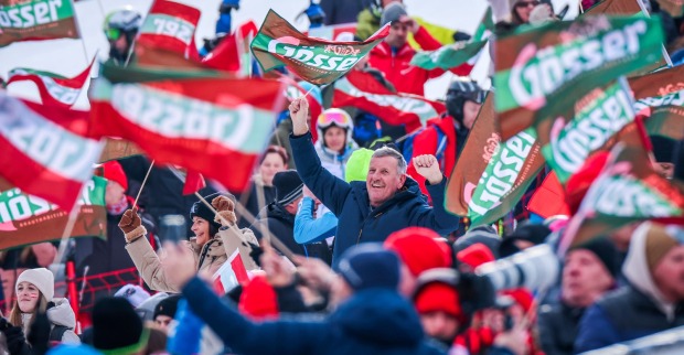 Fans bei der Ski-WM in Saalbach