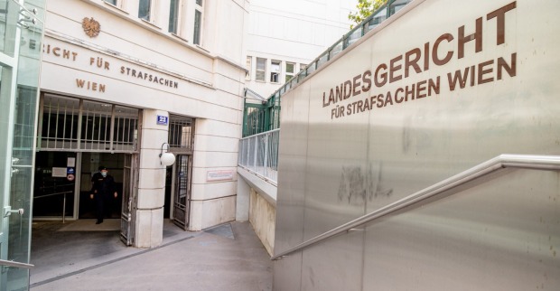 Außenansicht des Wiener Landesgerichts