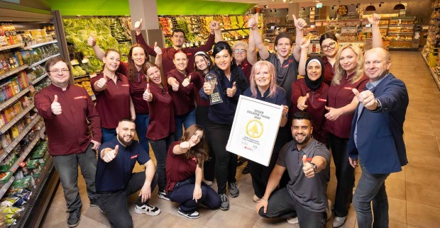 Das Team des SPAR-Supermarktes in der Grazer Kapellenstraße