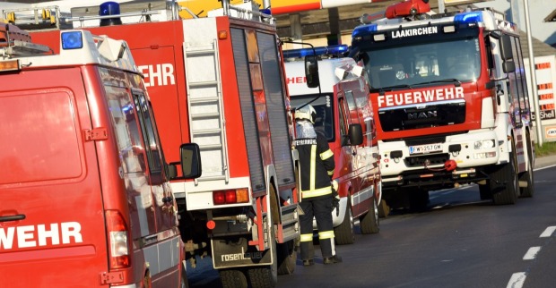 Feuerwehrfahrzeuge im Einsatz