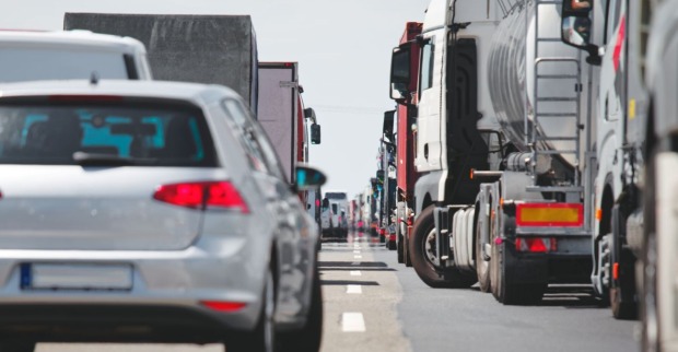 Stau auf einer Österreichischen Autobahn