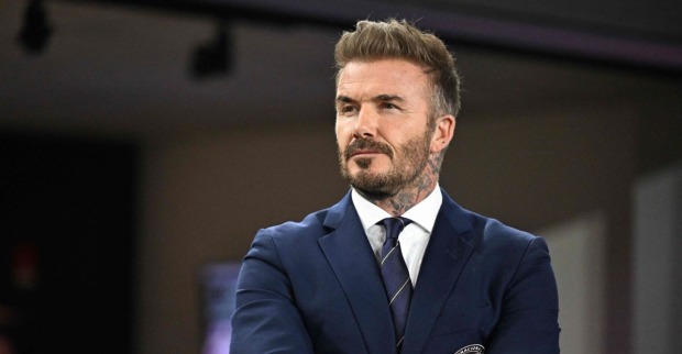 David Beckham in New York City während eines Ligaspiels seines Vereins Inter Miami