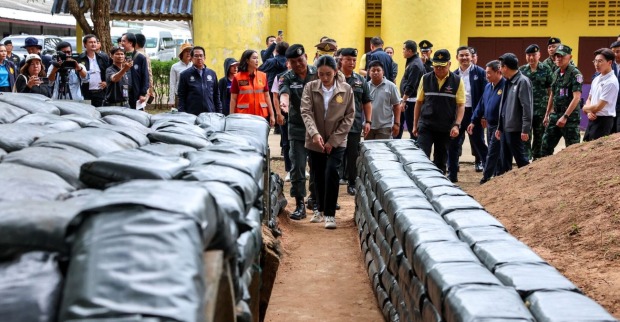 Thailändische Grenze zu Kambodscha