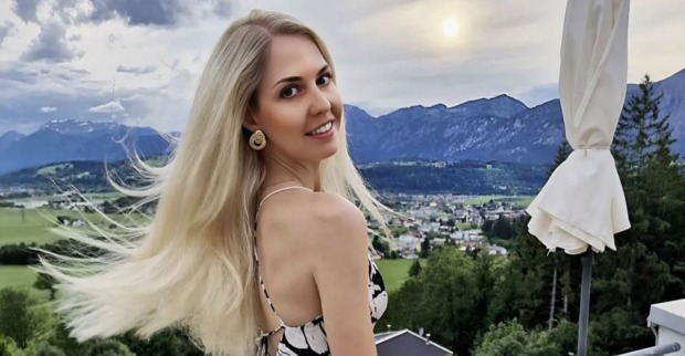 Miss Europe Beatrice Turin mit Wind in den Haaren
