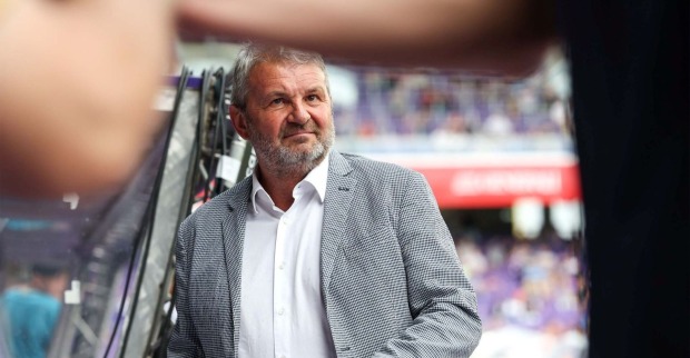 Jürgen Werner in der Generali-Arena der Wiener Austria